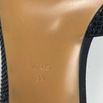 Mango  MNG Black Rhinestone Pointed Toe Slip On Stiletto Heels Pump Shoes Sz 8.5 Photo 5