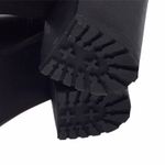 H&M black leather chunky heel ankle Boots Photo 11