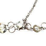 SILVER DISK CHAIN‎ BELT *UNBRANDED* Photo 1