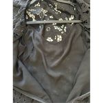 Shoshanna NWT  by Anthropologie Black Lace Annella Trumpet Dress Size 6 Photo 7