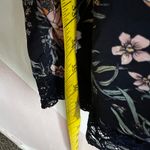 Blue Floral Lace‎ Slip Dress Y2K Fairycore Coquette Retro Cottagecore Medium Photo 4