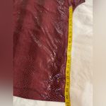 Adrienne  Shift Dress. Bordeaux Snake. Wine. Size Small. Photo 5
