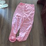 Cami NYC NWT  SILKY NEON PINK STRAIGHT PANTS Photo 3