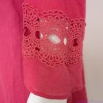 La Blanca pointelle cotton pink tunic, coverup size M Photo 9