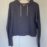 Mossimo Supply Co . indigo lightweight hooded sweater hoodie women's size M Photo 0