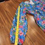 Lucky and Blessed L&b floral long sleeve short blue pink romper V Neck large Photo 3