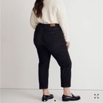 Madewell The Plus Momjean in Hillshore Wash Black Denim Jean 18W Photo 2