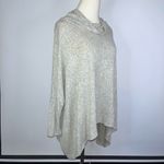 Gyft Oversized Oatmeal Beige Dolman Sleeve Cowl Neck Sweater Small Photo 3