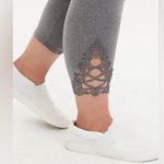 Torrid Grey Signature Waist Crochet Detail Crop Legging - size 1 Photo 9