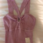 Abercrombie & Fitch Pink Abercrombie Mini Dress Photo 1