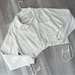 Free People  Top cotton gauze cold springs crop womens White (medium) boho summer Photo 0