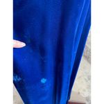 maxi dress velvet blue lace gothic formal Size 12 Photo 7