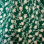 FAVLUX  Green Floral Print Wrap Detail Shorts Photo 4