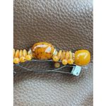 Handmade Vintage  Baltic Butterscotch Honey Amber Hair Clip Barrette (1 Piece ) Photo 2