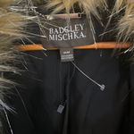 Badgley Mischka Priscilla Long Hair Faux Fur Coat Photo 2