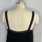 DKNY Pure Y2K- Velvet and Silk Tube Dress - Black- Ruffled Hem- Size 8- NWT Photo 6