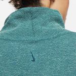 Nike therma-fit yoga luxe teal textured pull over cowl neck 1X Photo 3