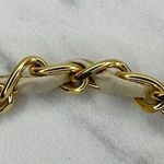 Faux Leather Woven Gold Chain Belt Double Hook Y2K Style Extra Small/Small ✨ Photo 4