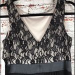 Eliza J  Missy Lace Gown Dress Size 6 NWT Prom Wedding Formal Dance Deep V Back Photo 4