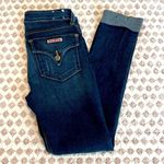 Hudson Jeans Hudson Bacara Crop Straight Cuffed Jeans Size 25 Extra Dark Whisker Wash Photo 4