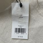 Banana Republic  Button Fly Jean Skirt Size 2 Petite 2P Cream NEW Casual Modern Photo 4