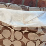 Coach Tan and Cream Shoulder Bag Photo 5