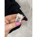 Sundance  Cotton Silk Blend Sleeveless A-Line Knit‎ MIdi Dress Black Small Photo 3