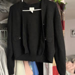 H&M Black  Cardigan Sweater Photo 0