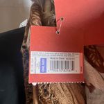 Mossimo Supply Co Infinity Scarf Brown Knit & Floral Print Loop Fall Accessory Tan Photo 3