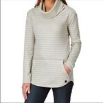 Burton  Cream Striped Cowl Neck Sweater The Medina Dryride Photo 1