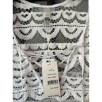 PQ Swim Noah Lace Tunic Cover Up Water Lily Womens Size XS/S White Photo 10