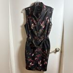 Tommy Hilfiger Black Floral Pencil Skirt Photo 4