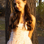 White and Pink Mini Wine Dress Size XS Photo 0