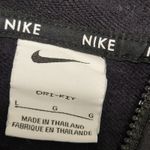 Nike  Dri-FIT Womens Full Zip Hooded Athletic Jacket Swoosh Black Size Large Photo 6