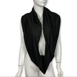 Beyond Yoga Beyond‎ Yoga Black Pocket Infinity Scarf Travel Zip Storage Soft Stretch NWT Photo 1