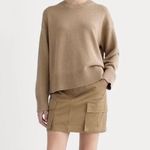Everlane The Boxy Sweater in Everyday Cotton in Dark Heathered Camel Size Medium Photo 1