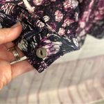 Hunter Bell  Blouse ladies Small colorful asymmetric silk hi/lo artsy Photo 8