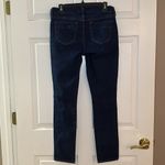 Old Navy Women’s Sweetheart Skinny Blue Jeans High Rise Denim Dark Wash Size 6 Photo 2