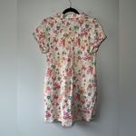 Faherty  Hana Floral Print‎ 100% Cotton Collared Shirt Tunic Dress Sz XSmall Photo 8