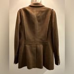 Fossil  Wool/Cotton Blend Military Cadet style brown Jacket Size Medium Photo 2