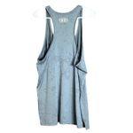Under Armour  Racerback Tank Top Womens 2X Grey Textured Loose Fit Heatgear Gym Photo 2