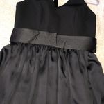 Vera Wang White by  Cocktail Dress Black Bow Accents Women's Size 6 Photo 9
