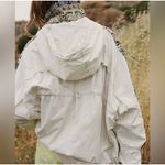 Free People  She Fly Jacket Coat White Hood Layered Embroidered Aztec XS Oversize Photo 2
