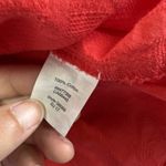 J.Crew  Shirt‎ Womens Large Red Textured Off Shoulder  Cotton Summer Casual Top Photo 5