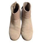 Toms  Boots Womens Size 10 Suede Block Heel Ankle Booties Zipper Casual Shoes Photo 2