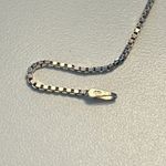 3 Vintage chain bracelets herringbone, box chain and braided 2 are 925 sterling Silver Photo 4