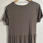 cupio  Gray Tiered Ruffled Sundress Photo 4