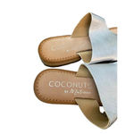 Coconuts by Matisse Women's Silver Whitney Leather Slip On Sandal Size 9 Photo 3