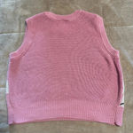 Hello Kitty  Sweater Vest Women’s Size Medium Pink White Photo 2