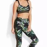 Seafolly  Las Palmas Tropical Black Athletic Leggings S Photo 0